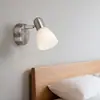 Luminária de Parede Estilo Nórdico Luxo Luminária de Cabeceira para Quarto Iluminação LED Simples Moderna Luminária de Parede para Fundo de Sala de Estar