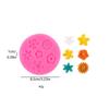 Molde de Silicona Pequeño Flores Frescas Margarita Girasol