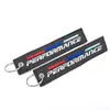 Lanyard para Teléfono Móvil de Rendimiento de Coche Modificado Colgante Metálico de Coche Colgante de Correa de Muñeca de Tela Bordada