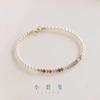 Pulsera de Turmalina Natural Fina para Mujer Perla Shijia Diseño de Verano Nicho Regalo para Novia Venta al por Mayor