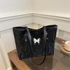 Bolso Tote de Alta Gama para Mujer 2024 Nueva Llegada Bolso de Mano Portátil Versátil de Moda Color Sólido Gran Capacidad Bolso de Hombro