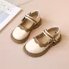 Zapatos Mary Jane de Cuero para Niñas, Nuevo Estilo Dulce Universitario de Otoño, Suela Suave, Zapatos de Princesa para Niños de 3-6-12 Años