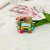 Venta Caliente Pajarita Aurora Pajarita Colorida Lámina Acrílica Parche de Lazo Color Ab Decoración Accesorios para Joyería DIY