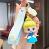 Llavero linda Blancanieves Goma Suave Muñeca Grande Llavero para Coche Llavero de Dibujos Animados Sirena