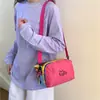 Bolsa de Ombro Colorida da Moda, Bolsa Transversal Ultraleve para Celular de Estudante, Bolsa de Ombro Feminina para Uso Externo