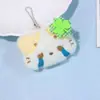 Llavero de Peluche de Gato de Dibujos Animados Muñeca Linda Expresión Colgante de Gato Adorno para Estudiantes Regalo Regalo de Apertura