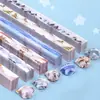 Tiras de Origami Estrella de la Suerte Roja Grande para Deseos, Origami de Estrella de Cinco Puntas, Estrellas Pequeñas de Estilo Tradicional, Tiras Largas de Papel Plegado de Colores al por Mayor