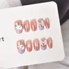 Caixa Transparente Unhas Vestíveis Loja Física Banca de Atacado Manicure Pontas de Unha Prontas Adesivos para Unhas Olho de Gato Estilo Longo Estilo Curto