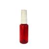 Botella pulverizadora de plástico transparente de 30 a 50 ml, para tónico desinfectante, agua, perfume para mascotas, reenvasada, pequeña y redonda.