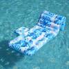 Colchoneta flotante transfronteriza en stock con agujero para agua, fila flotante, cama flotante inflable, flotador para nadar con forma de fruta, anillo para nadar, colchoneta flotante, cama al por mayor