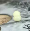 Atacado do Fabricante: Escultura Bodhi, Pequeno Cabaço Queimado a Carvão de Patinha de Gato, Gato da Sorte, Contas de Pulseira Bodhi, Contas Soltas, Acessórios de Joias Colecionáveis