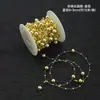 Corrente de Pérolas Shangjin 8+3mm Corrente Amor Estrela Sinfônica Bolsa Floral Flor Pérola Pingente Árvore de Natal Atacado