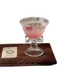 Novo em Estoque Copo Alto em Forma de Laço para Sorvete, Gelatina, Champanhe, Licor, Coquetel