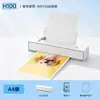 Impresora de fotos a color para uso doméstico, se conecta al teléfono móvil vía Bluetooth, mini impresora portátil de bolsillo para fotos a color de inyección de tinta