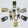 Mini Candado de Aleación de Zinc para Gabinetes, Estuches de Lápices, Cajas Cuadradas para Manualidades, Equipaje, Candados de Llave, Candados para Juguetes