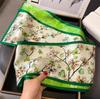 Bufanda Pequeña Larga Estrecha de Seda Fina Corea del Sur Bufanda Decorativa Otoño e Invierno Moda Cinta Combinación para Mujer Bufanda de Moda Elegante