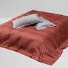 Color Sólido Estilo Lujo Ligero Algodón Para Todas las Estaciones Sábana Individual Simple Dormitorio Hogar Ropa de Cama Gris Verde Azul Blanco Rojo Amarillo Morado Rosa