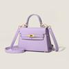 Bolsas Clássicas para Mulheres 2022 Nova Tendência Bolsa Satchel Pequena Quadrada Moda Retrô Bolsa Kelly Bolsa de Ombro Único Transversal de Alta Qualidade