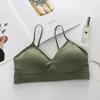 Hilo de estudiante belleza espalda ropa interior mujer talla extra grande sin aro de acero push up chaleco deportivo cómodo alta elasticidad envuelto en el pecho sin costuras