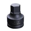 Enchufe hexagonal de 1 pulgada y media 38 mm para agujero cuadrado destornillador hidráulico 1-1/2 enchufe hexagonal para pistola de aire