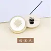 Botones de Plástico Electrochapado Imitación Metal Botones de Aceite con Puntos Dorados Accesorios para Ropa de Abrigo Suéter Traje Cárdigan Botones Decorativos