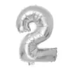 Globos Digitales Versión Gruesa de 16 Pulgadas Oro Plata Oro Rosa Película de Aluminio Decoración Fiesta de Cumpleaños Venta al por Mayor Dorado Brillante Inflable