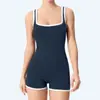 Chaleco Deportivo Antigolpes Transfronterizo, Pantalones Cortos de Running, Conjunto de Ropa Fitness para Entrenamiento Aéreo, Mono de Yoga para Mujer