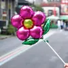 Sala de Aula de Jardim de Infância Fantasia Pétala de Flor Balão Flor de Cinco Pétalas Balão de Folha de Alumínio Flor de Trevo de Cinco Folhas Decoração de Quarto de Casamento