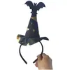 Festa Fantasia de Halloween Adereços de Performance Aro de Cabeça Cabeça de Morcego Aranha Caveira Abóbora Chapéu de Bruxa Aro de Cabelo Fivela de Cabeça