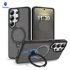 Aplicable Transfronterizo Samsung S26 Ultra Funda Magnética para Teléfono S26 Soporte Giratorio Engranaje Descompresión Funda Mate Venta al por Mayor