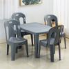 Venda Direta de Fábrica Mesa Plástica para Estudo em Casa Sala de Estar Lazer Conjunto de Mesa e Cadeira para Crianças Mesa de Estudo e Escrita Peça Única Dropshipping