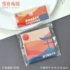 Mini Bloc de Notas Vintage Estilo Japonés Ins Cuadrado Notas Adhesivas No Pegajosas Estudiante Oficina Bloc de Notas para Mensajes