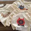 Camiseta de Manga Longa Infantil 2026 Outono Novo Estilo Meninos Estampa de Desenho Japonês Camada Base Bebê Casual Estilosa