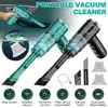 Aspiradora Portátil para Coche Recargable de Mano Aspiradora Automotriz para Coche Captador de Polvo Inalámbrico Succión Ciclónica Aspiradora Inalámbrica