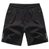 Pantalones Cortos Casuales de Verano para Hombre Estilo Coreano Moderno Bolsillo Cremallera Baratos de Longitud Media Cintura Elástica Pantalones Delgados de Seda de Hielo para Hombre