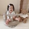 Assento Inflável de Aprendizagem para Bebê em PVC, Sofá Inflável Dobrável Anti-Queda para Segurança de Crianças, Cadeira de Jantar, Banquinho de Banho para Bebê Brinquedo