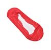 Calcetines Rojos Grandes para Boda Mujer Silicona Delgada Encaje Muy Bajos Base de Algodón Tacones Altos Calcetines Invisibles Año Festivo