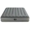 Colchón de Aire Doble Intex Gris con Bomba Eléctrica USB Integrada, Superficie Afelpada, Inflable, Venta al por Mayor