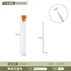 Agujas para ensartar cuentas, agujas de ojo grande, envasadas en tubo 25/pieza, accesorios para ensartar collares y pulseras, materiales para joyería DIY