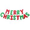 Traje de letra navideña de 16 pulgadas Decoración para fiesta de Feliz Navidad Globo de papel de aluminio navideño al por mayor