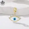 Pingente Olho Guardião Personalidade Misteriosa Material de Cobre Aifula DIY Moda Estilo Europeu e Americano Olho Contas da Sorte Atacado