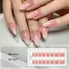 Pegatinas para Manicura en Gel sin Luz Gradiente Igual que las Celebridades de Internet Color Caramelo Pegatinas de Uñas de Verano Película de Esmalte de Uñas Duraderas Impermeables