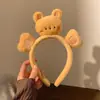 Diadema de Pingüino de Peluche Lindo para Otoño e Invierno, Cabeza de Pez, Celebridad de Internet Femenina, Cara de Dibujos Animados, Para Lavado de Cara, Maquillaje, Presionar el Cabello, Diadema Nueva, Pasador de Pelo, Diadema