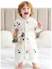 Ropa para bebés y niños de Anyang, productos para bebés, saco de dormir anti-patadas de 40g para otoño e invierno, pijamas para niños y niñas, ropa de casa cálida