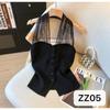 Chaleco de Punto para Chica Joven Dulce y Picante Cárdigan para Mujer Cuello Halter Cintura Ajustada Sexy Elegante a la Moda Estilo Lujurioso Puro Sentido de Alta Gama
