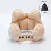 Almohada Inflable en Forma de U Almohada para el Cuello Portátil de Viaje Viaje Avión Tren de Alta Velocidad Almohada Inflable en Forma de U Tipo Empuje