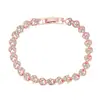 AliExpress Amazon Criativo Novo Romano Luxo Leve Pulseira Cravejada com Diamantes para Mulheres Simples Versátil Tendência de Rua Pulseira