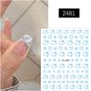 Adesivos de unhas bonito dos desenhos animados KT gato microfone estrela amor Kitty gatinho ultra-fino adesivos adesivos decalques de unhas