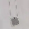2026 Disco Redondo Acrílico Completamente con Diamantes Bolso Pequeño Cruzado Bolsa de Montaña Debajo de Pino Bolsa Kasle para Mujer