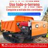Parthenocissus Veículo de Transporte de Esteiras Pomar de Montanha Todo o Terreno Despejo Despejo Escalada Caminhão de Transporte de Engenharia Diesel